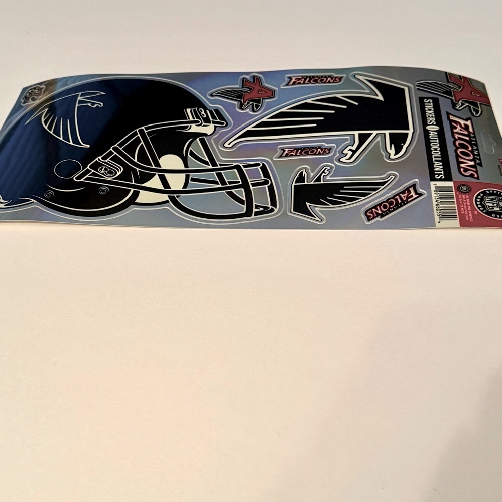 Atlanta Falcons  Auto Sticker Sheet - Picture 4 of 4